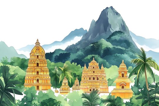 Hindu Narasimha temple located in the Visakhapatnam City suburb of Simhachalam in Andhra Pradesh, South India