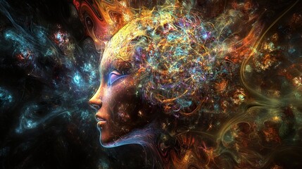 Cosmic Consciousness: Abstract Digital Art