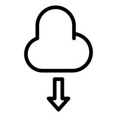 Obraz premium cloud computing icon