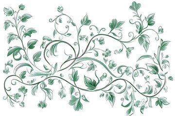 Obraz premium abstract floral element