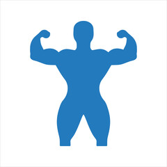 Home workout. GYM. Bodybuilding icon