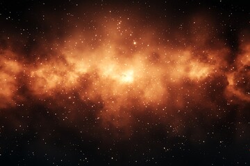 Fototapeta premium Stunning galaxy backdrop featuring fiery clouds and bright stars, perfect for cosmic and space-themed projects.