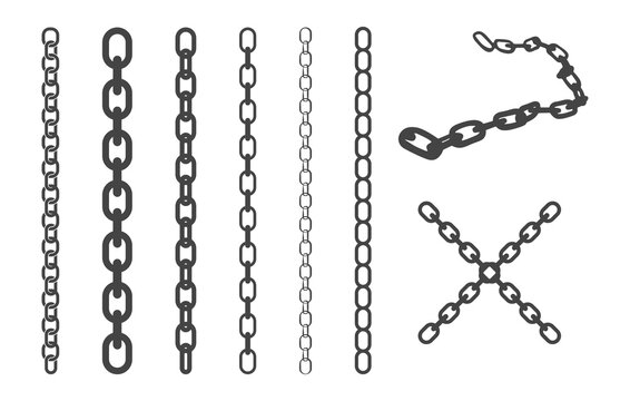 Chain silhouette, Chain svg, Chain vector clipart, Metal chain silhouette, Metal chain svg, Silhouette of chain, Chain vector bundle.
