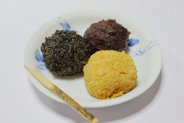 三色おはぎ