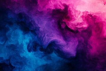 Fototapeta premium Vibrant abstract background featuring bold swirls of pink, purple, and blue. Perfect for creative projects, wallpapers, and designs.