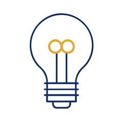 light bulb icon vector