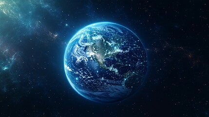 Earth's Digital Network in Cosmic Space