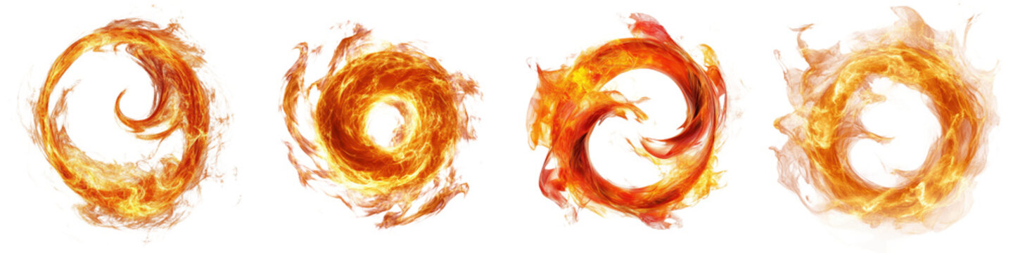 Dramatic abstract background of fiery swirling spiraling flames and glowing embers in shades of orange yellow and red  Intense powerful and chaotic motion conveys a sense of energy passion