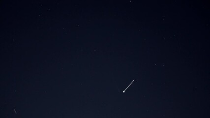 Comet A3 (Tsuchinshan–ATLAS) sets in the southwest on October 22 2024, with animated caption.