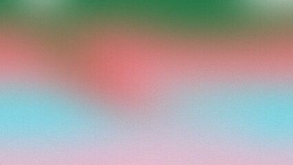 Obraz premium A soothing gradient with green at the top, blending into soft pink and blue shades below, creating a tranquil, abstract atmosphere
