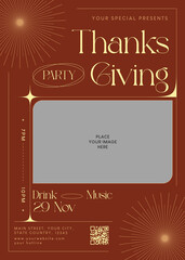 Thanksgiving Party Flyer
