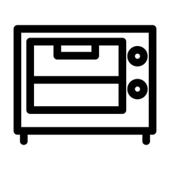 Oven Line Icon Vector