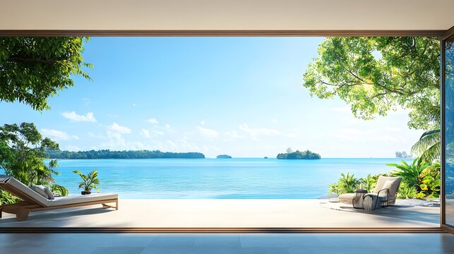 Serene coastal escape with breathtaking views