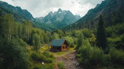 Scenic Mountain Cabin Near Picturesque Campsite