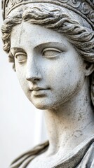 Fototapeta premium Classical Marble Statue Close-Up Detail