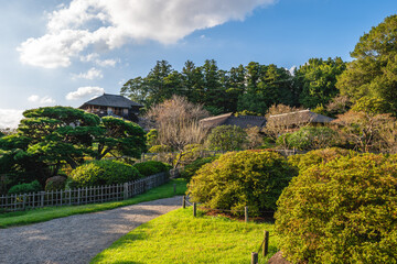 Kobuntei at Kairakuen Park, one of the Three Great Gardens of Japan