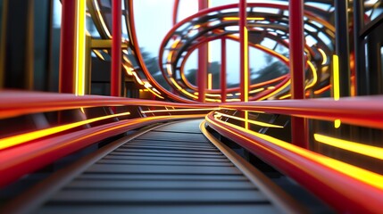 Roller Coaster Ride: A Thrilling Adventure