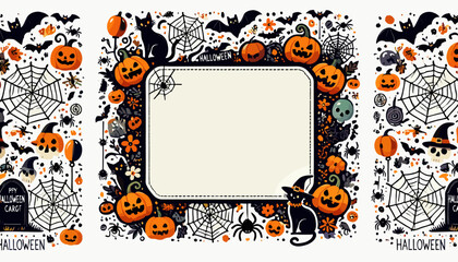 Conceptual vector illustration of Halloween.