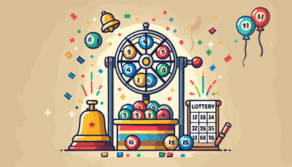 Conceptual vector illustration of chaos game.