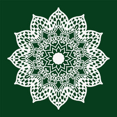 Modern and luxury mandala art