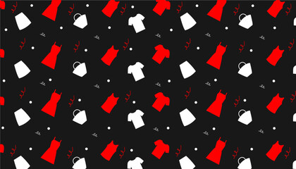 Obraz premium Sale and online shopping set of elements, doodle vector illustration