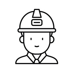 Builder Lineart Icon
