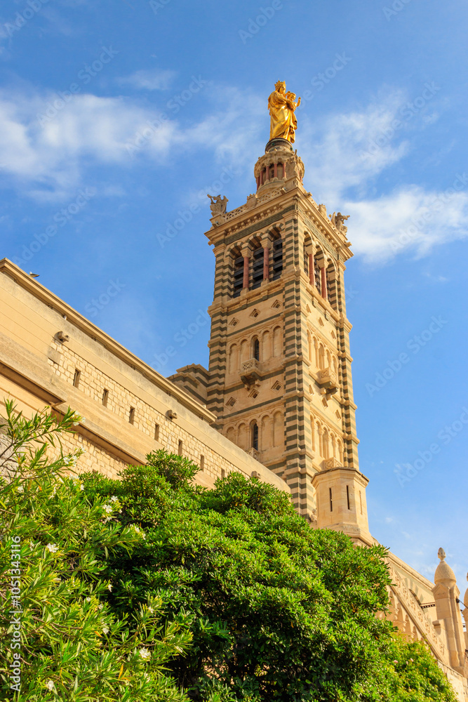 Canvas Prints Basilica of Notre Dame de la Garde in Marseille, France