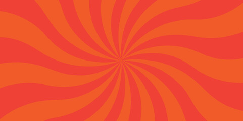 Vector sunburst pattern orange and red design. Vintage sunrays illustration swirl grunge backdrop line. sun beam vector banner design and comic burst gradient concept pattern.	
