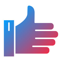 Okay Hand Sign Icon Style