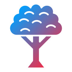 Oak Tree Icon Style