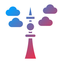 Fernsehturm Berlin Icon Style © designing ocean