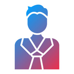 Obraz premium Employee of the Year Icon Style