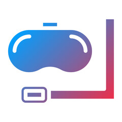 Fototapeta premium Diving Icon Style