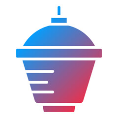 Crucible And Cover Icon Style