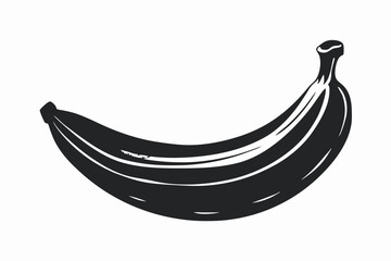 Curved Banana Silhouette Design