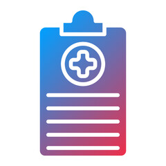 Obraz premium Medical Report Icon Style