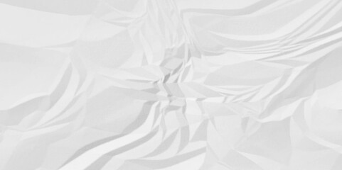 White crumpled paper background texture pattern overlay. wrinkled high resolution arts craft and Seamless white crinkle crushed wave crumpled paper.	
