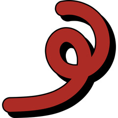 line retro decorative