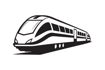  Metro Rail Silhouette bundle,  High-Quality Metro Rail silhouette vector 