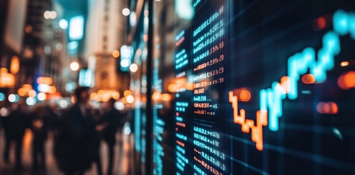 Financial Market Data Display.