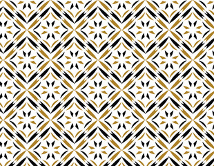 Symmetrical Floral Repeat Pattern