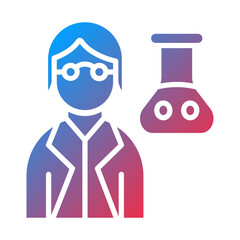 Scientist Icon Style
