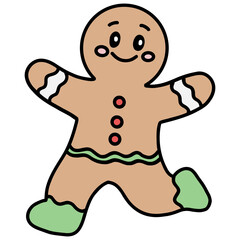 Ginger bread in chrismas theme
