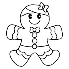 Ginger bread in chrismas theme