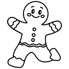 Ginger bread in chrismas theme