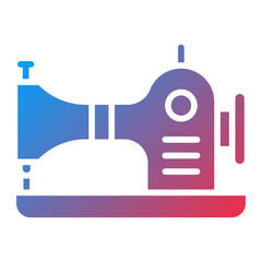 Obraz premium Sewing Machine Icon Style