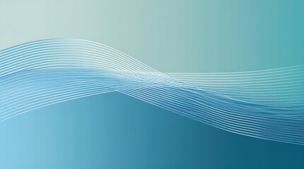 Abstract blue wave background with a gradient of light blue and teal.