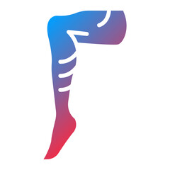 Leg Icon Style