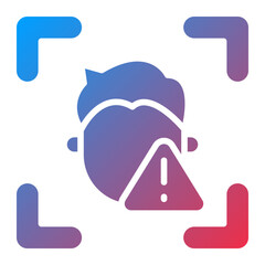 Face Detection Warning Icon Style