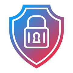 Cyber Security Icon Style
